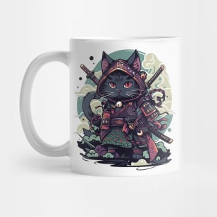 samurai cat Mug